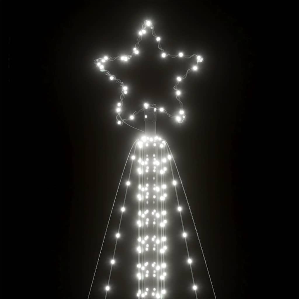 vidaXL Choinka LED 861 LED Zimna biel 478 cm