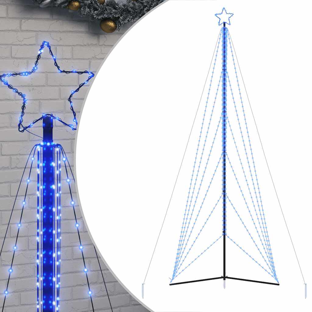 vidaXL Choinka LED 861 LED Niebieski 478 cm