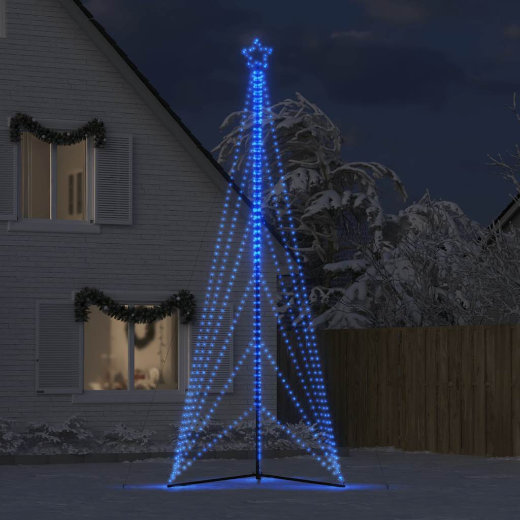 vidaXL Choinka LED 861 LED Niebieski 478 cm