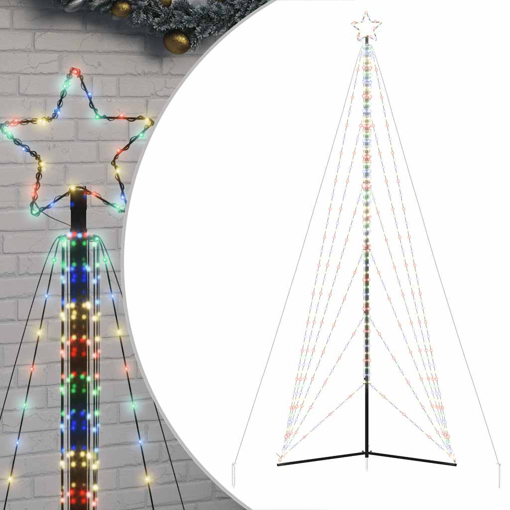 vidaXL Choinka LED 861 LED Kolorowa 478 cm