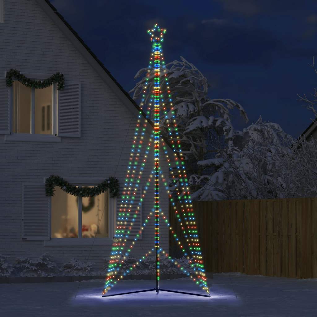 vidaXL Choinka LED 861 LED Kolorowa 478 cm