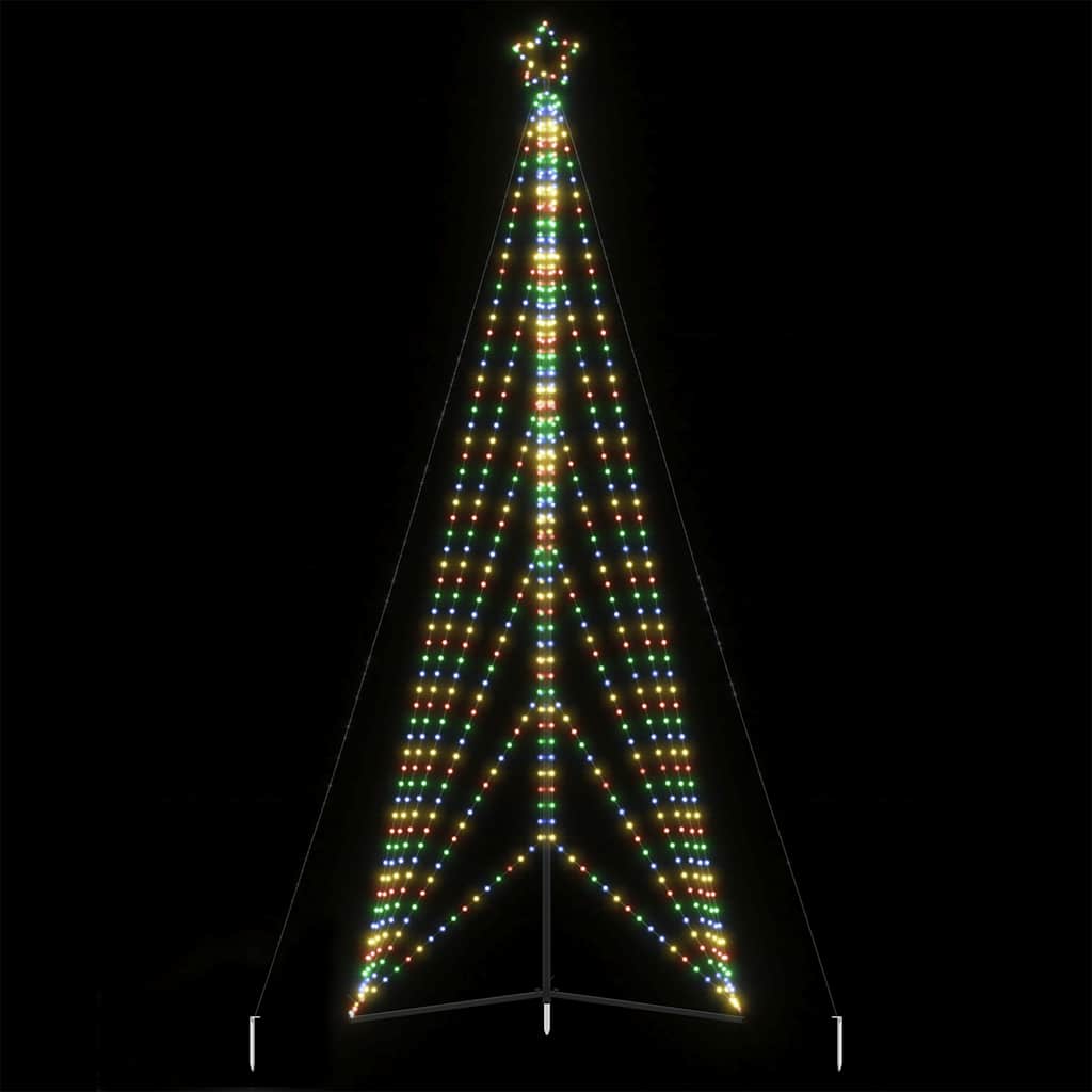 vidaXL Choinka LED 861 LED Kolorowa 478 cm