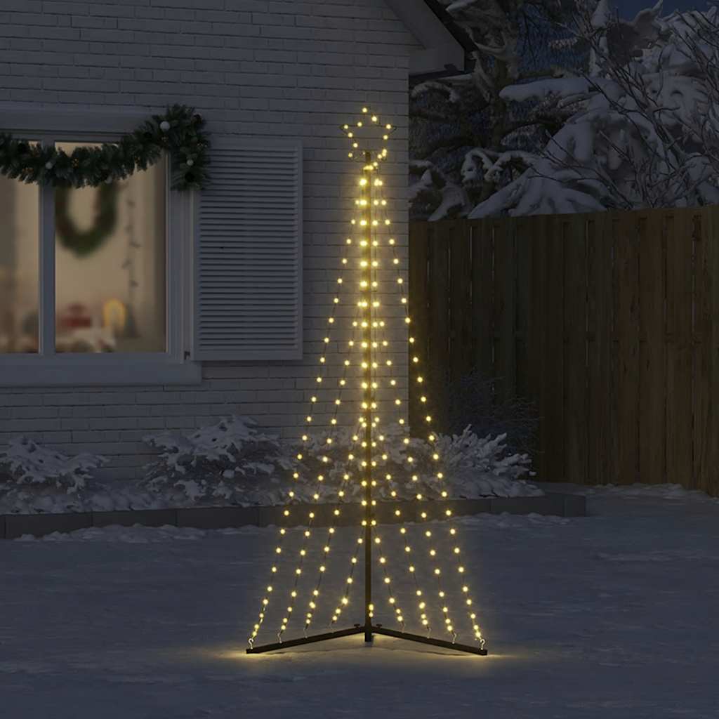 vidaXL Choinka LED 339 LEDs Ciepła biel 187 cm