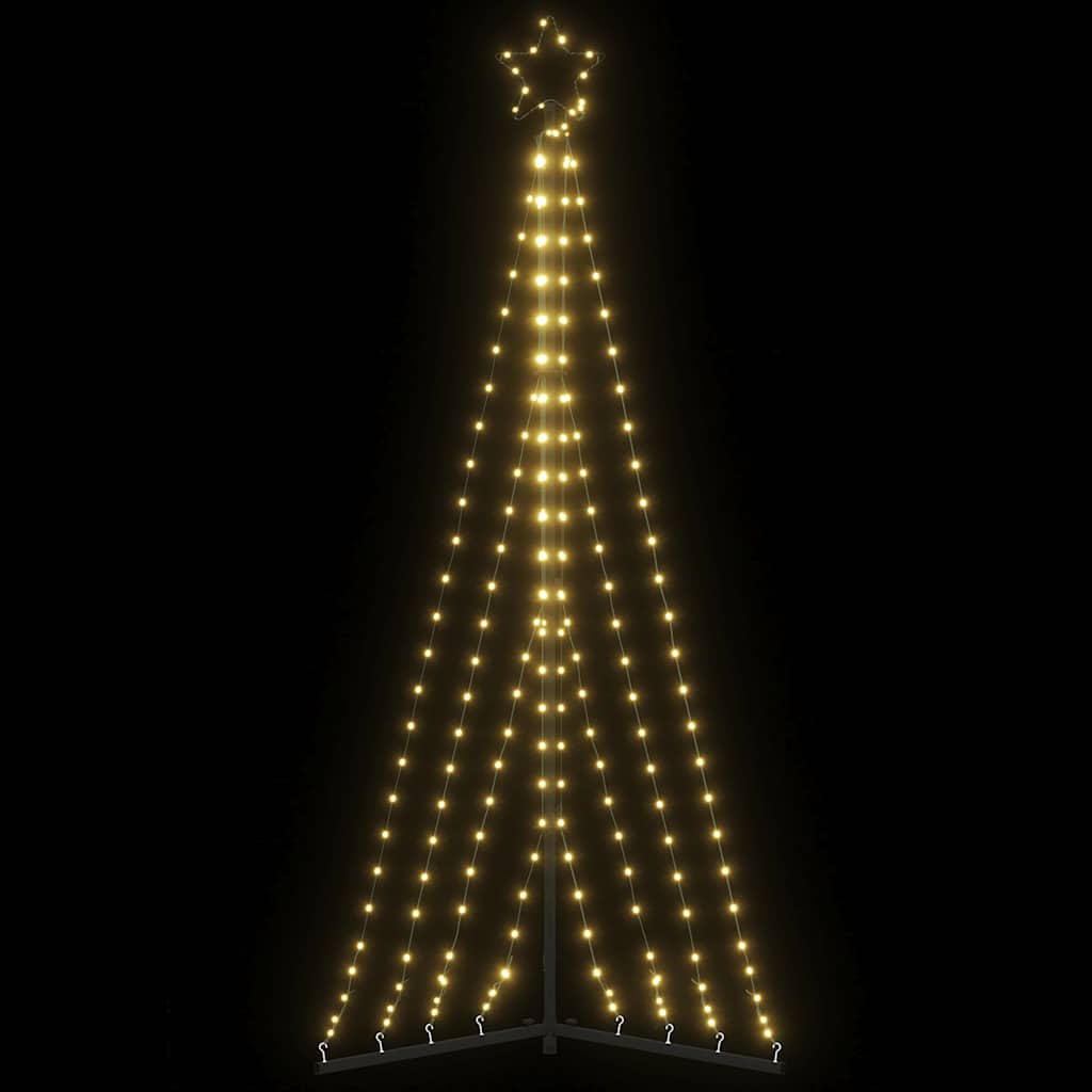 vidaXL Choinka LED 339 LEDs Ciepła biel 187 cm