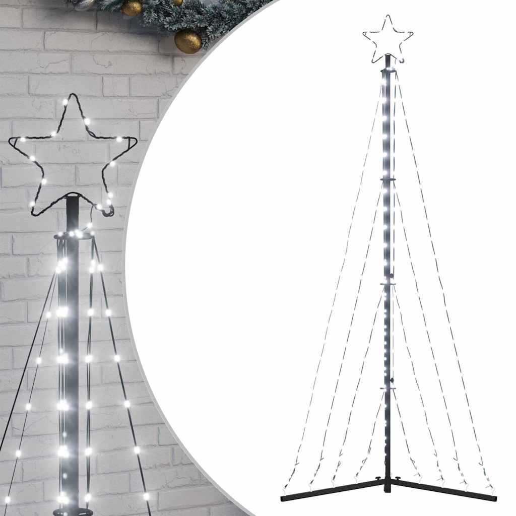 vidaXL Choinka LED 339 LED Zimna biel 187 cm