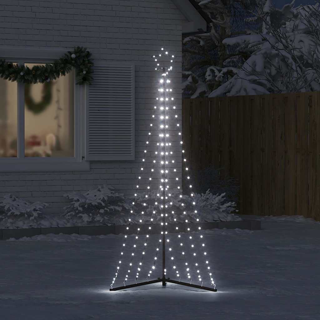 vidaXL Choinka LED 339 LED Zimna biel 187 cm