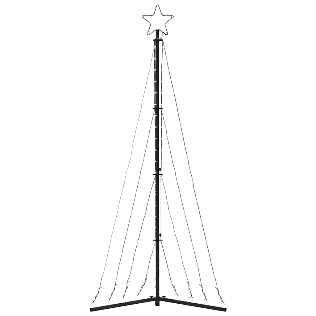 vidaXL Choinka LED 339 LED Zimna biel 187 cm