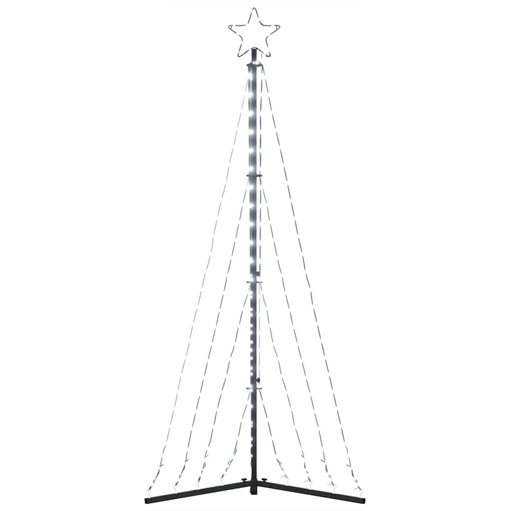 vidaXL Choinka LED 339 LED Zimna biel 187 cm