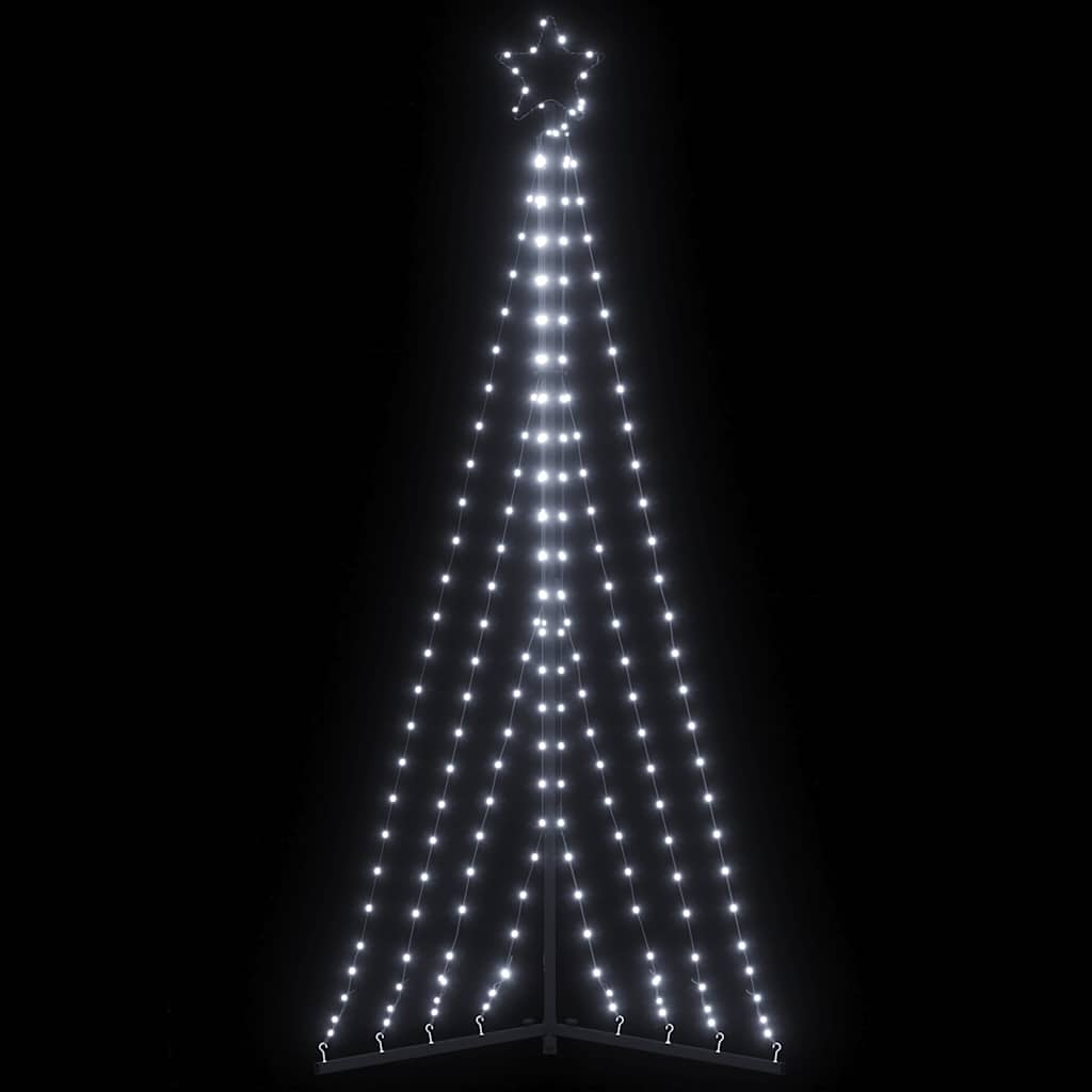 vidaXL Choinka LED 339 LED Zimna biel 187 cm