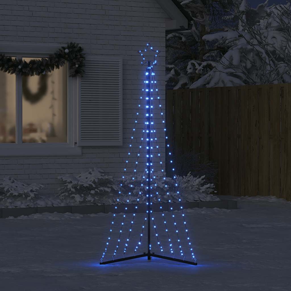 vidaXL Choinka LED 339 diod LED Niebieski 187 cm