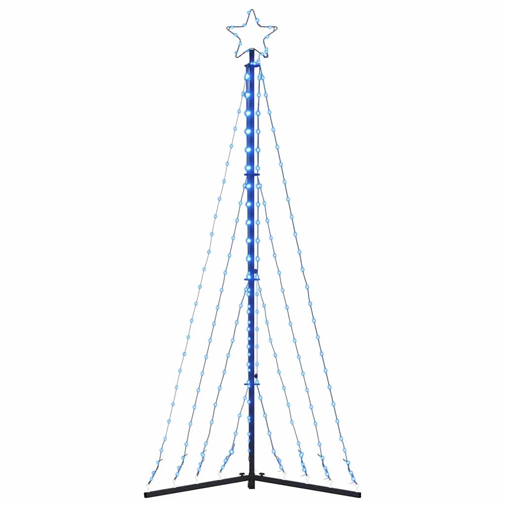 vidaXL Choinka LED 339 diod LED Niebieski 187 cm