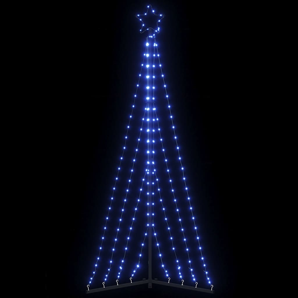 vidaXL Choinka LED 339 diod LED Niebieski 187 cm