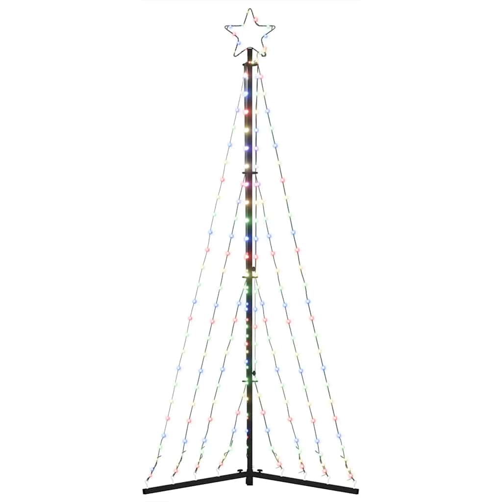 vidaXL Choinka LED 339 LED Kolorowa 187 cm
