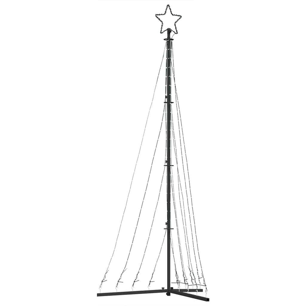 vidaXL Choinka LED 447 LEDs Ciepła biel 250 cm