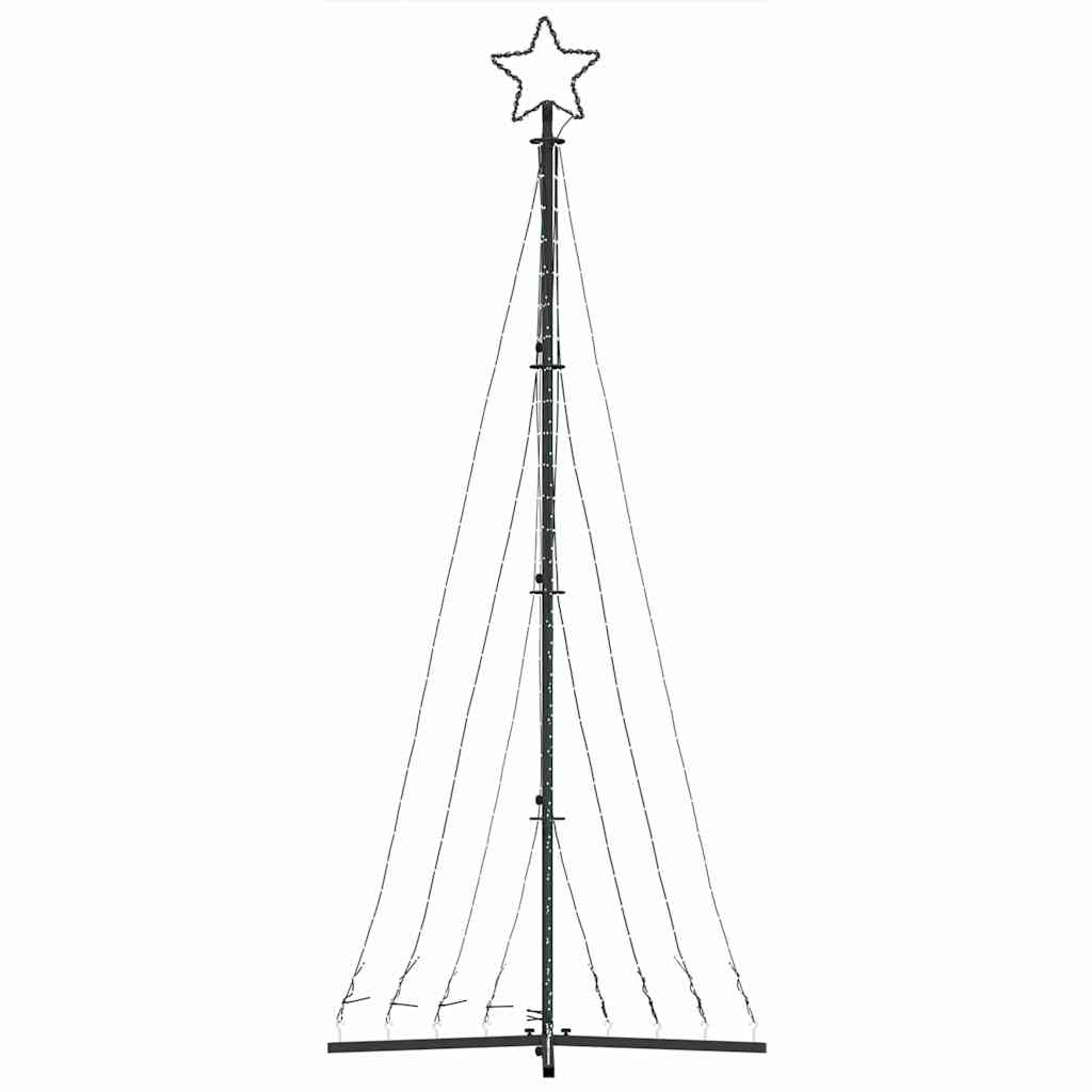 vidaXL Choinka LED 447 LEDs Ciepła biel 250 cm