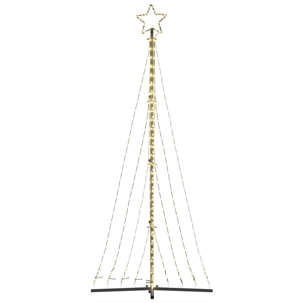 vidaXL Choinka LED 447 LEDs Ciepła biel 250 cm