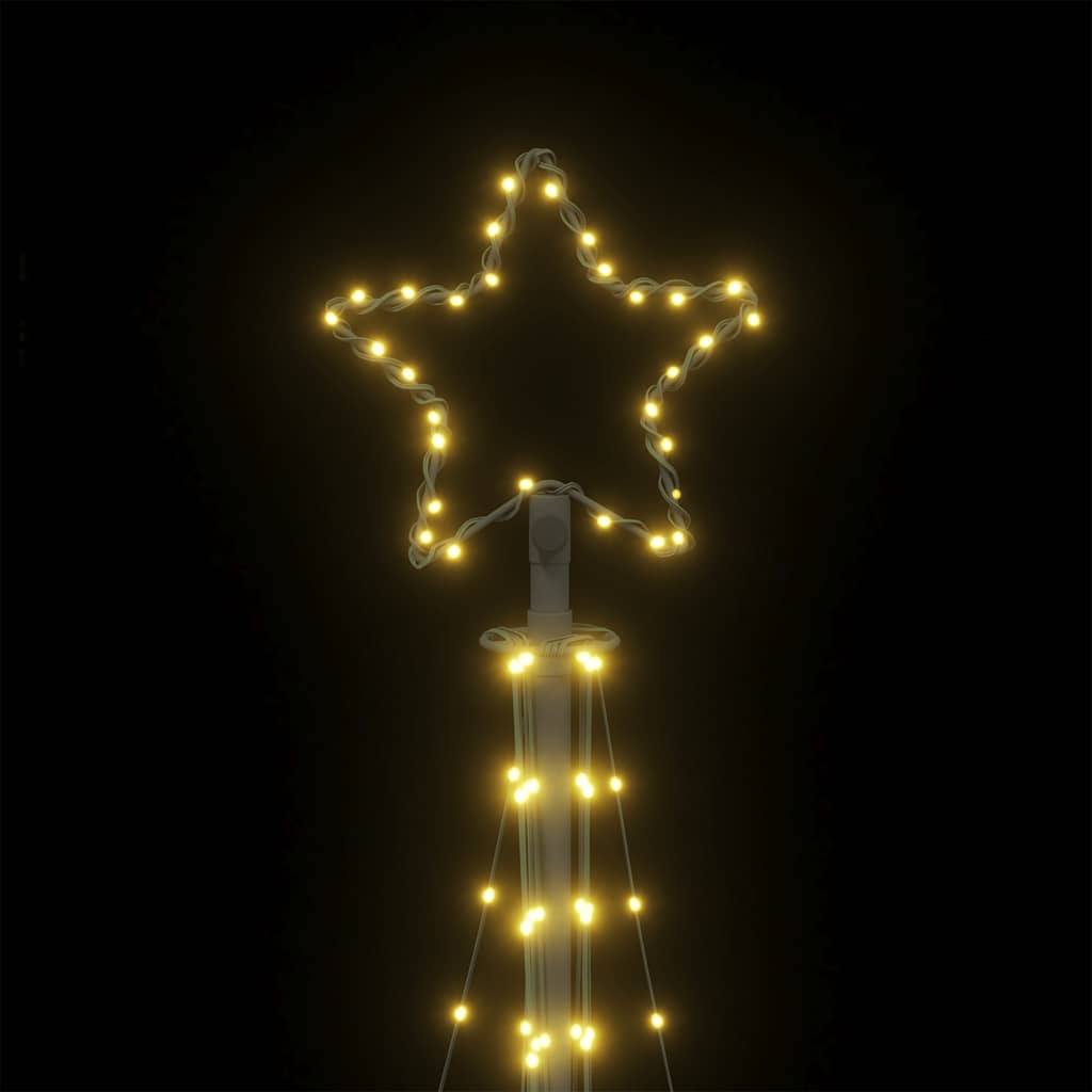 vidaXL Choinka LED 447 LEDs Ciepła biel 250 cm