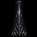 vidaXL Choinka LED 447 LED Zimna biel 250 cm