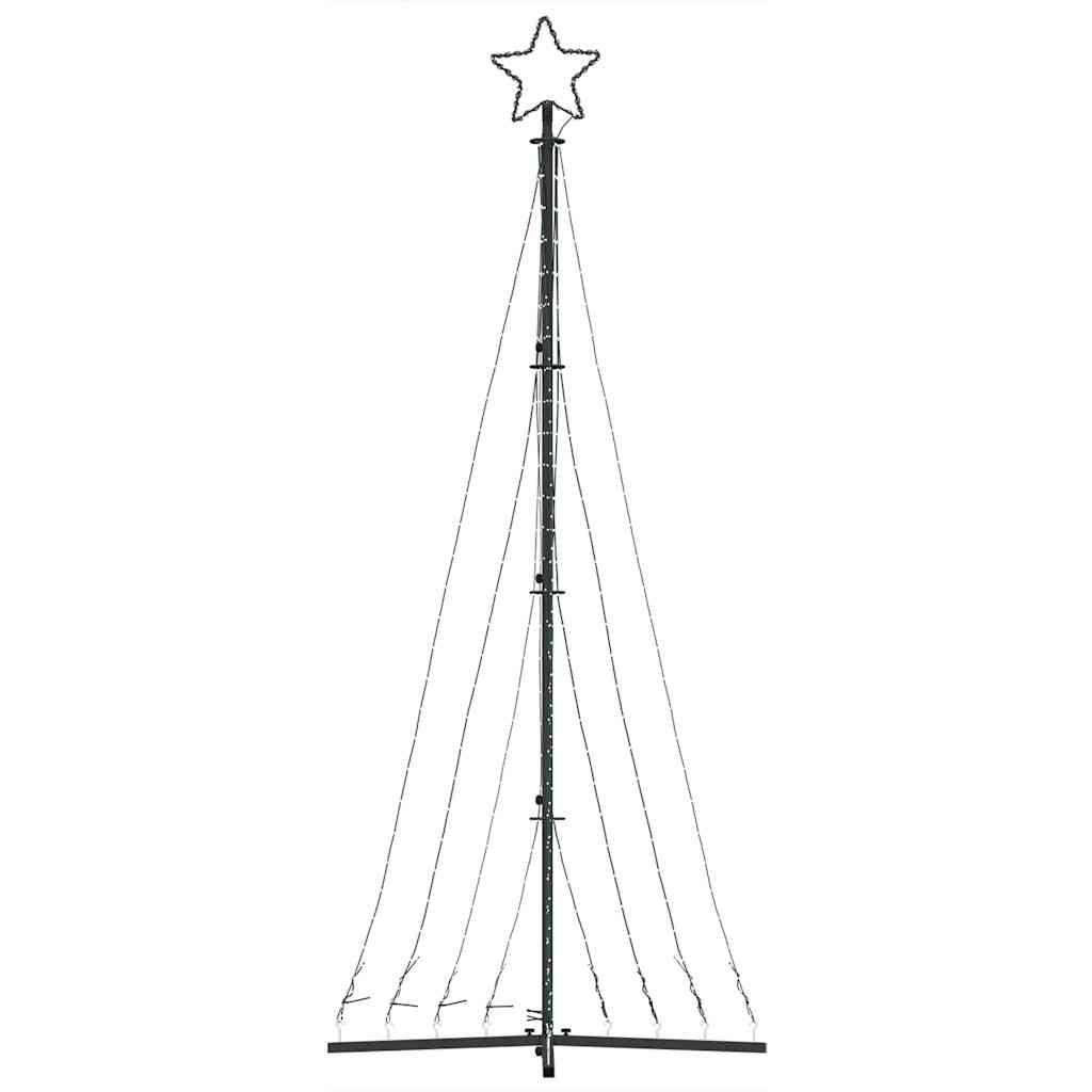 vidaXL Choinka LED 447 diod LED Niebieski 250 cm