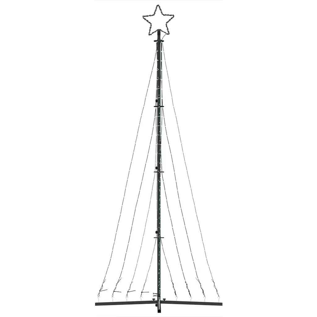 vidaXL Choinka LED 447 LED Kolorowa 250 cm