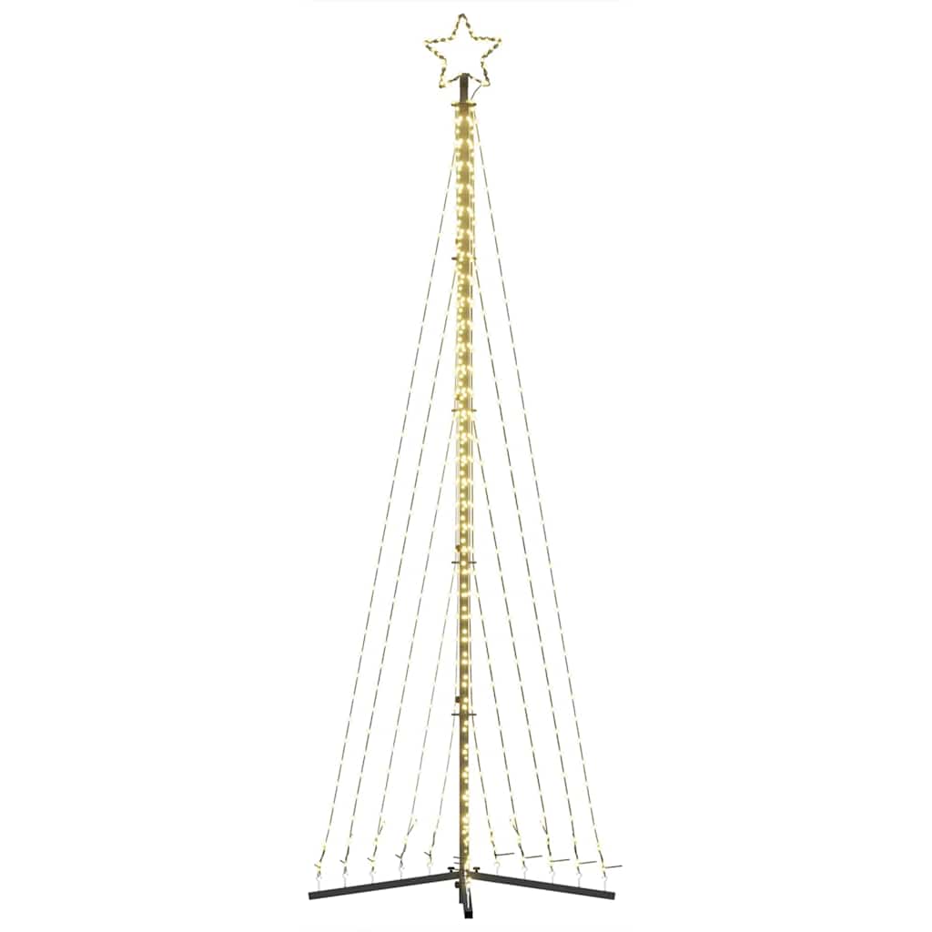 vidaXL Choinka LED 495 LEDs Ciepła biel 300,5 cm