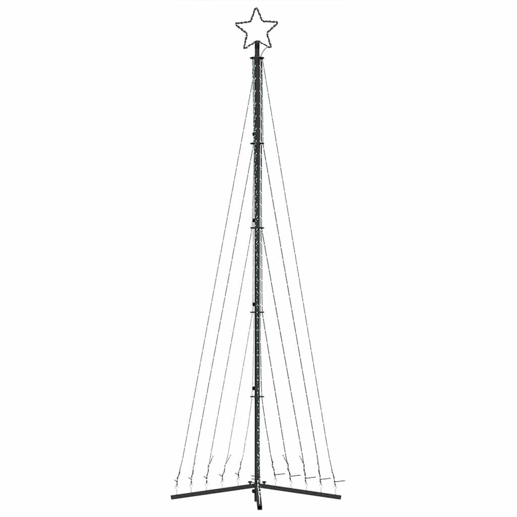 vidaXL Choinka LED 495 LED Zimna biel 300,5 cm