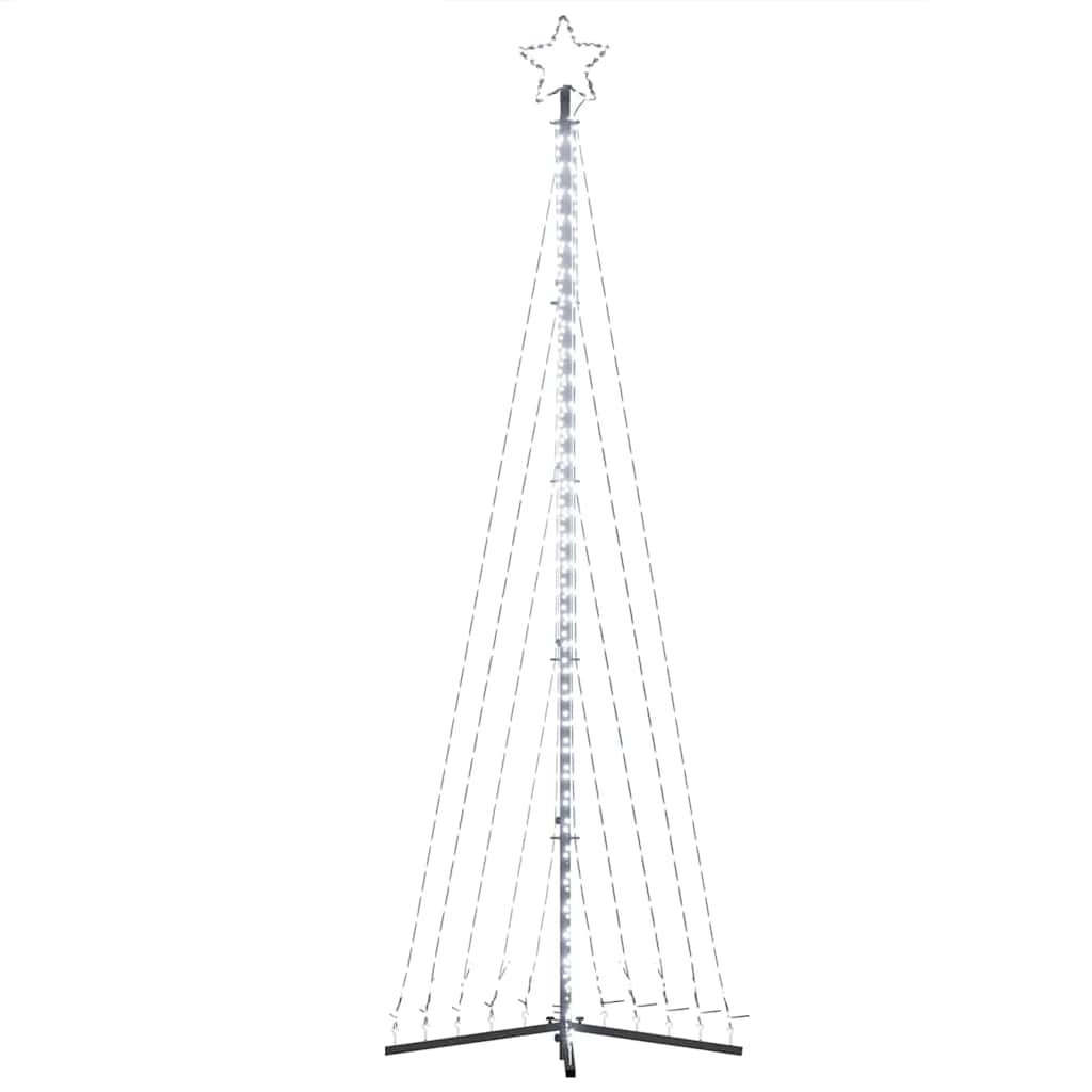 vidaXL Choinka LED 495 LED Zimna biel 300,5 cm