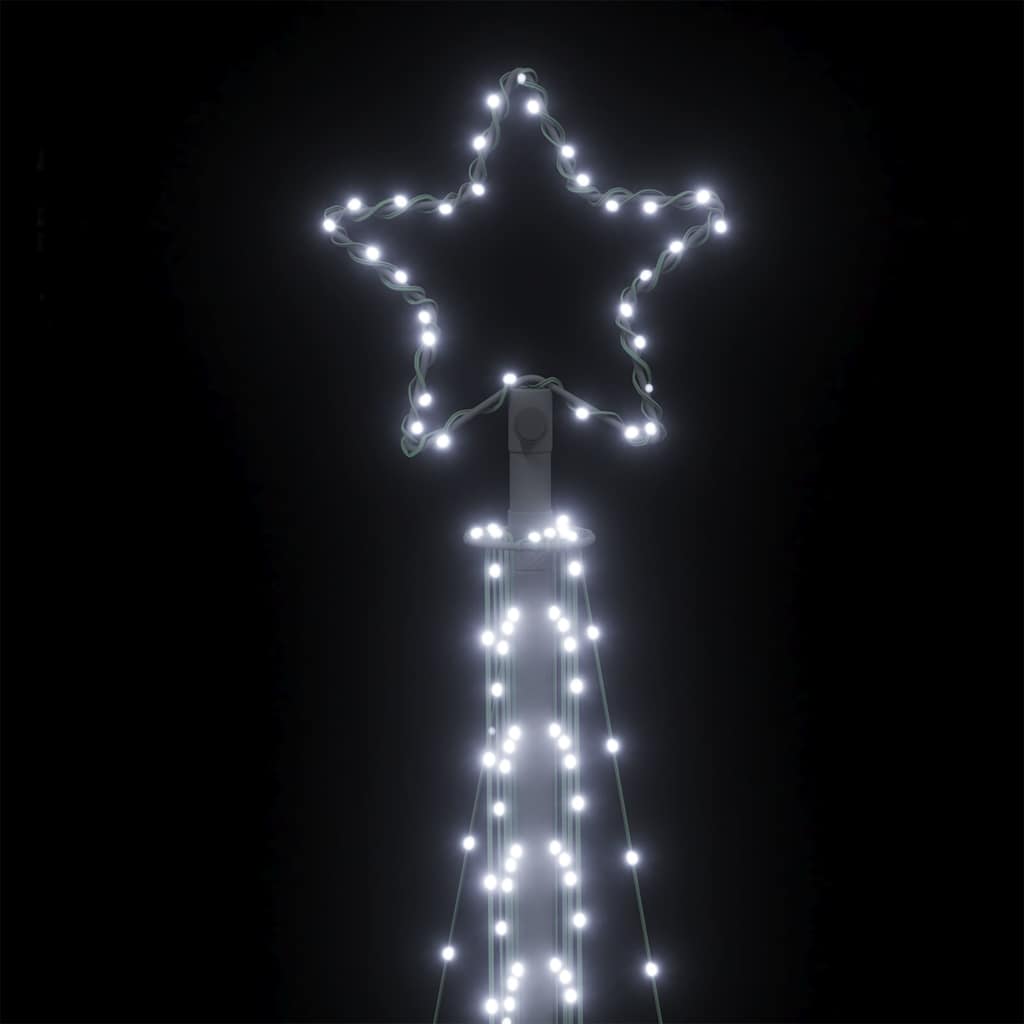 vidaXL Choinka LED 495 LED Zimna biel 300,5 cm