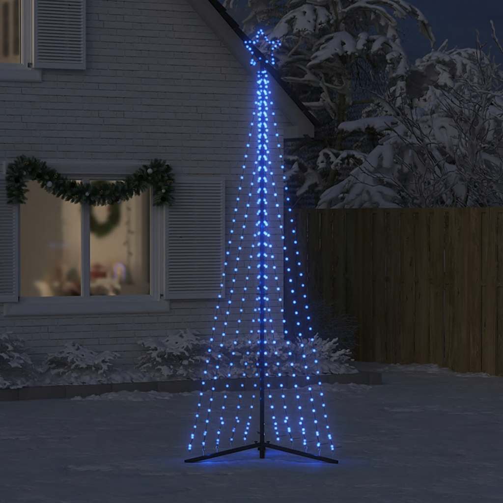 vidaXL Choinka LED 495 LED Niebieski 300,5 cm