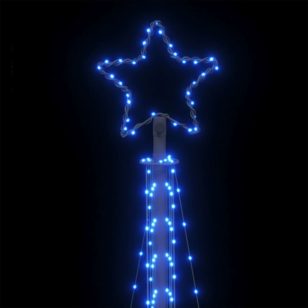 vidaXL Choinka LED 495 LED Niebieski 300,5 cm