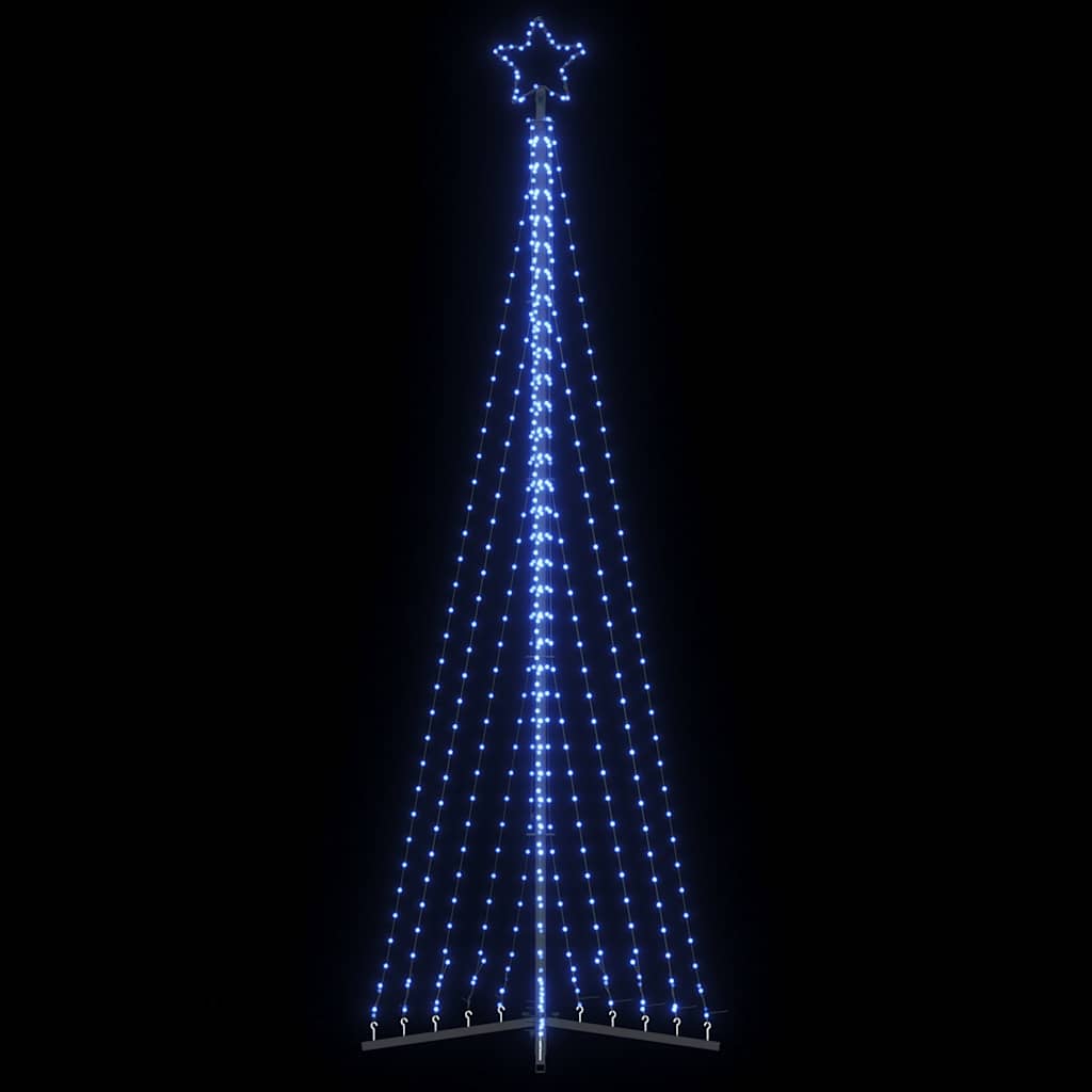 vidaXL Choinka LED 495 LED Niebieski 300,5 cm