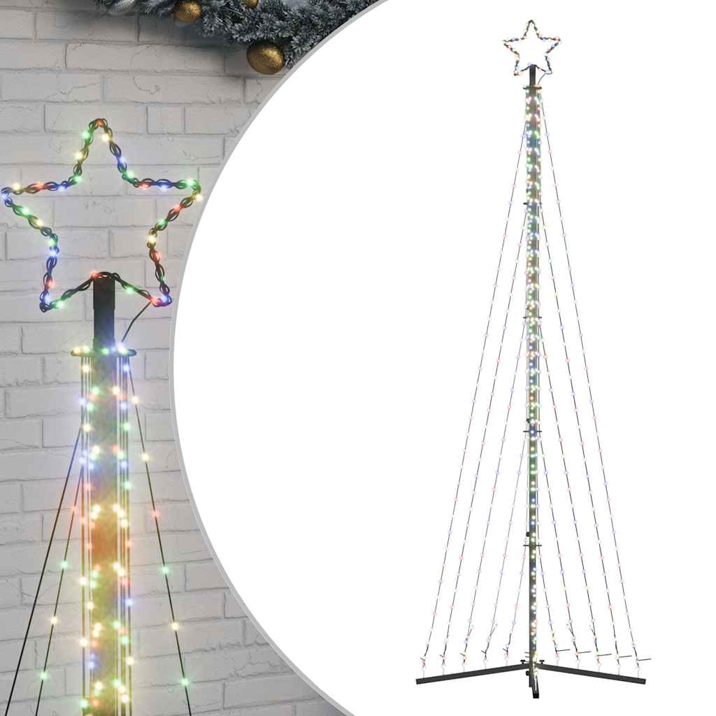 vidaXL Choinka LED 495 LED Kolorowa 300,5 cm