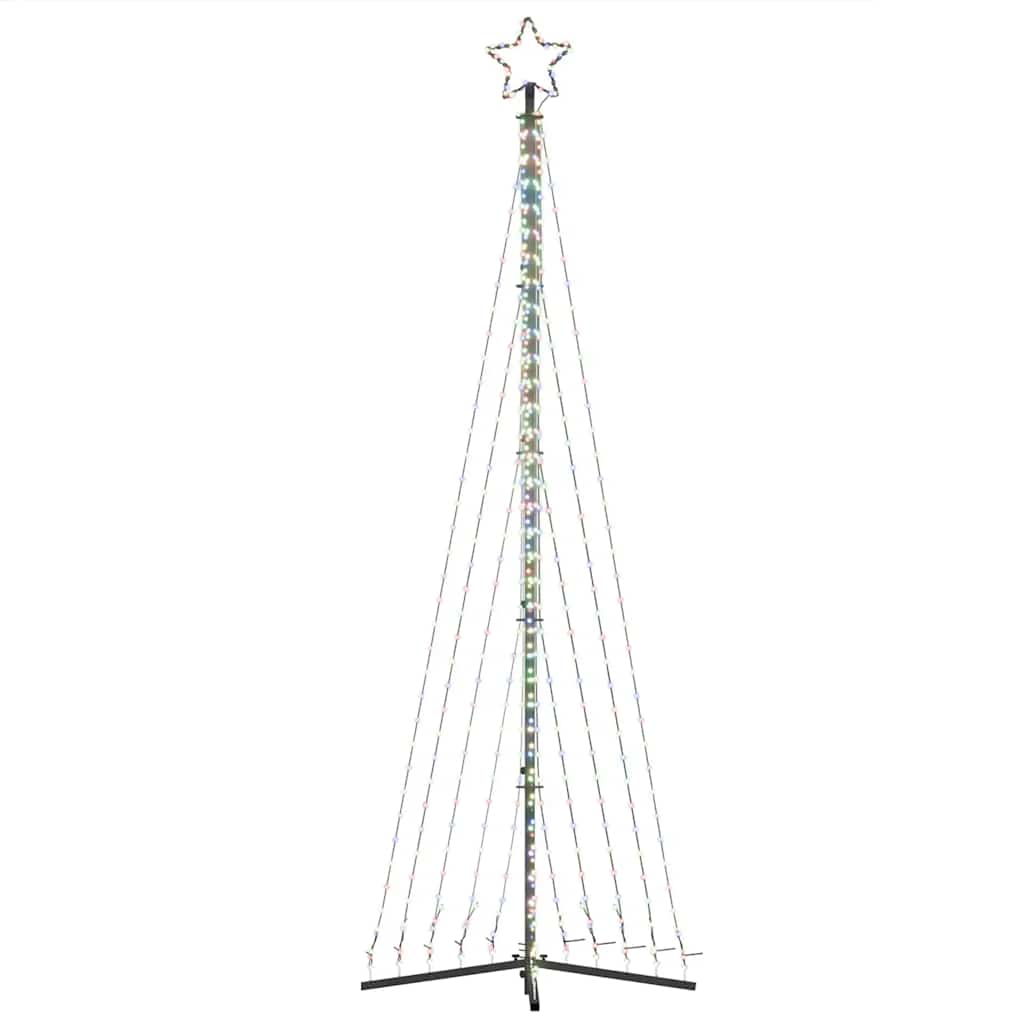 vidaXL Choinka LED 495 LED Kolorowa 300,5 cm