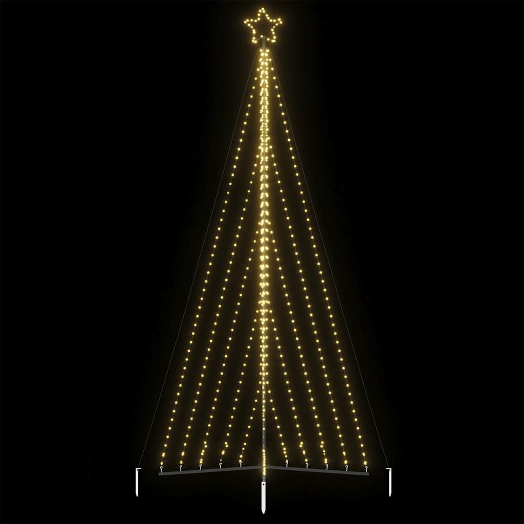 vidaXL Choinka LED 570 LEDs Ciepła biel 399 cm