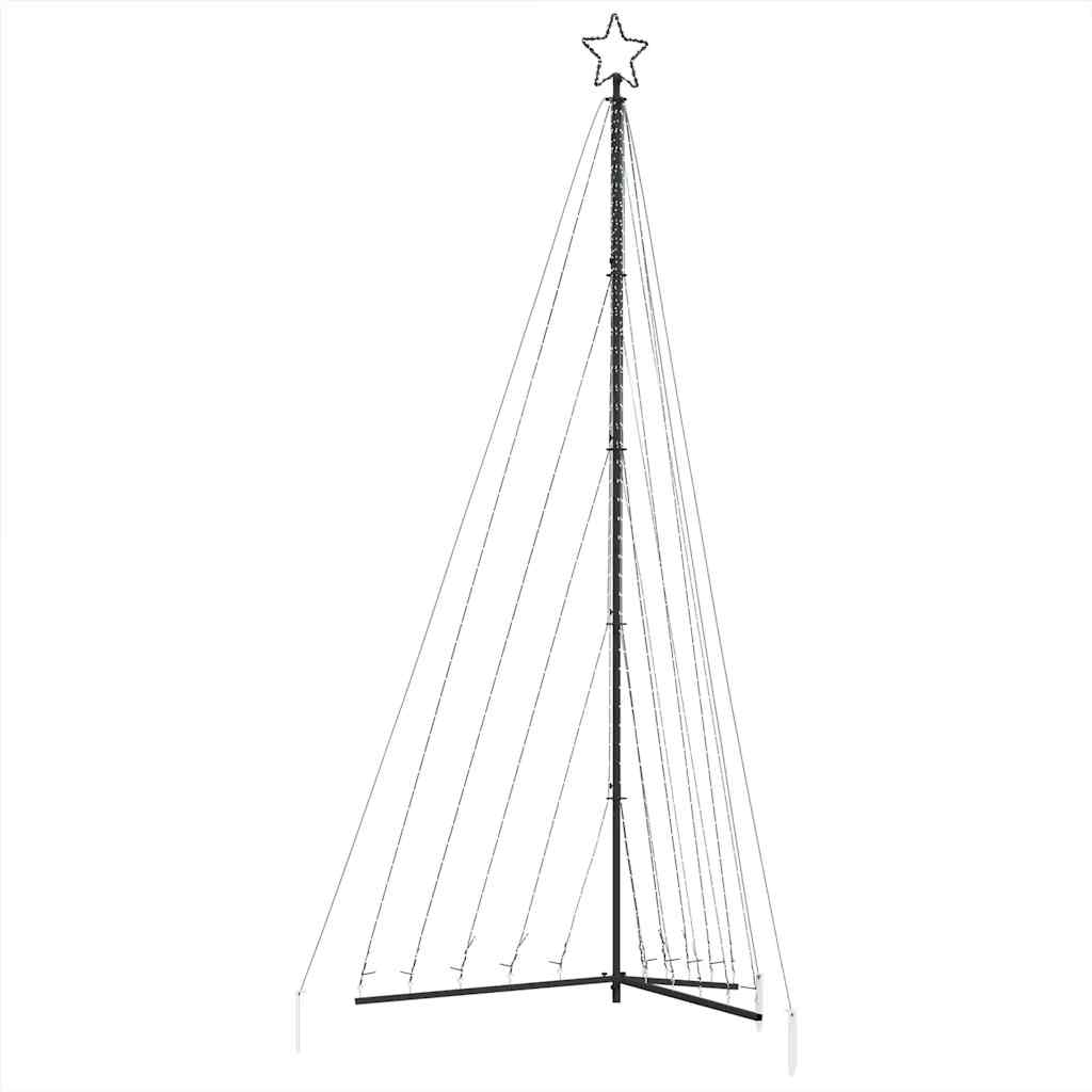 vidaXL Choinka LED 570 LED Zimna biel 399 cm