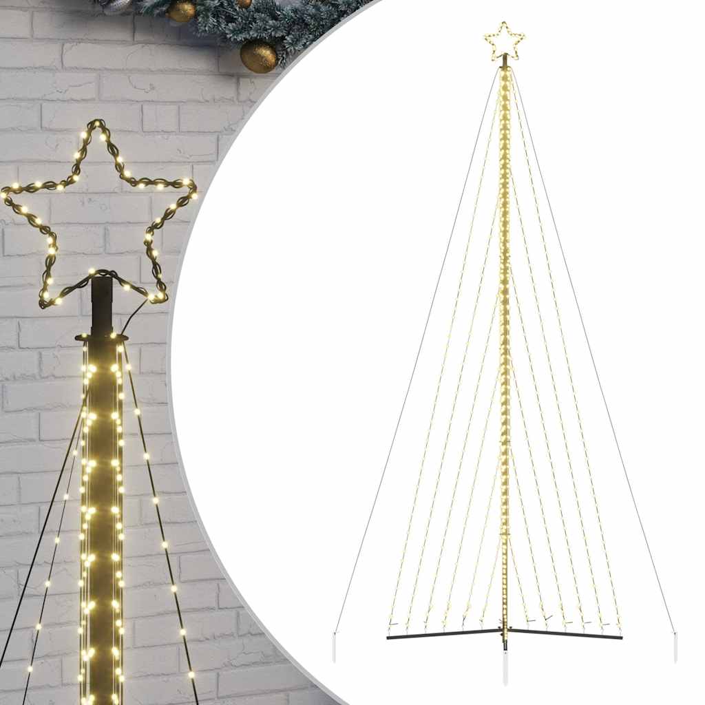 vidaXL Choinka LED 789 LEDs Ciepła biel 476 cm