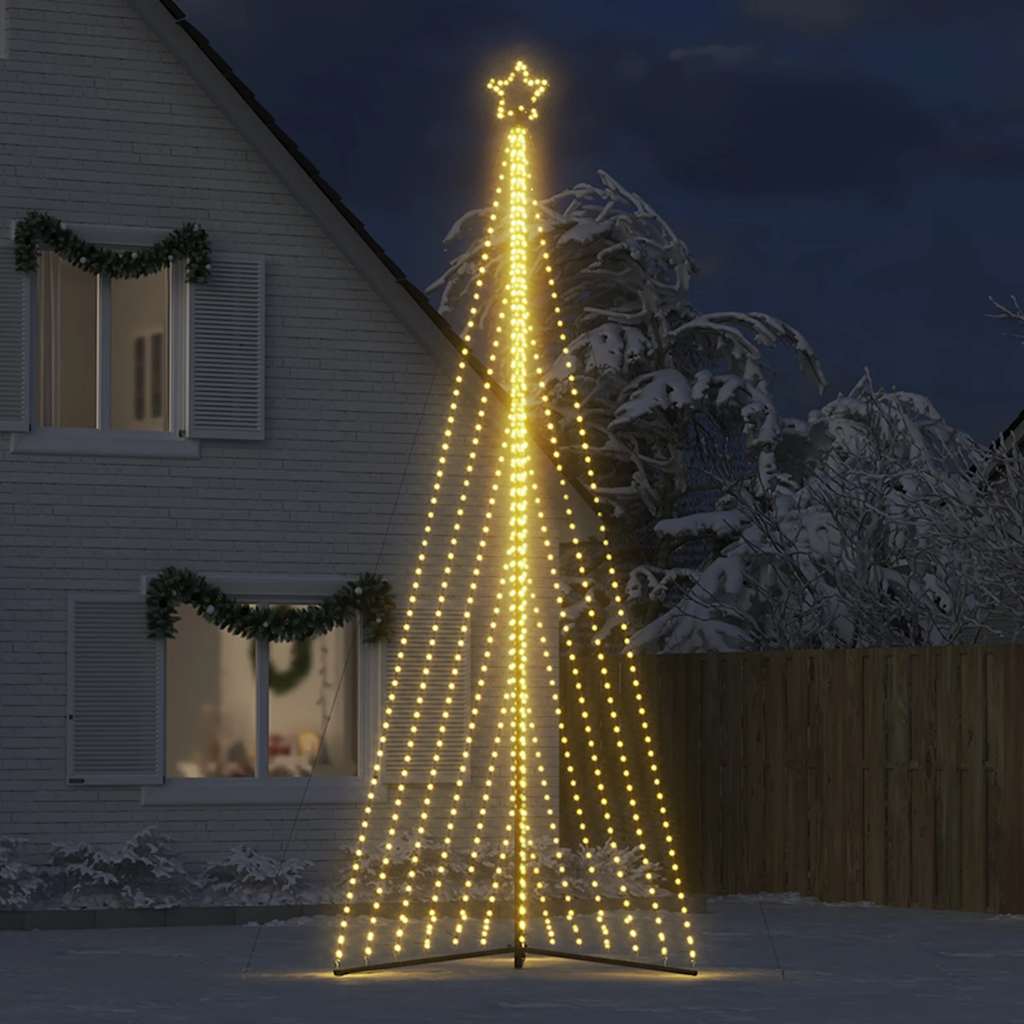 vidaXL Choinka LED 789 LEDs Ciepła biel 476 cm