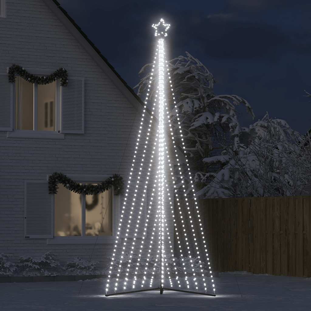 vidaXL Choinka LED 789 LED Zimna biel 476 cm
