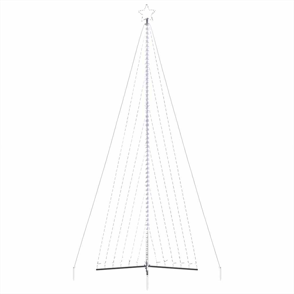 vidaXL Choinka LED 789 LED Zimna biel 476 cm
