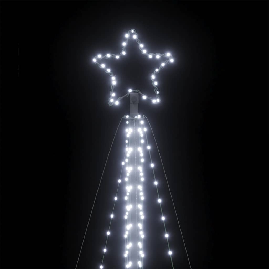 vidaXL Choinka LED 789 LED Zimna biel 476 cm