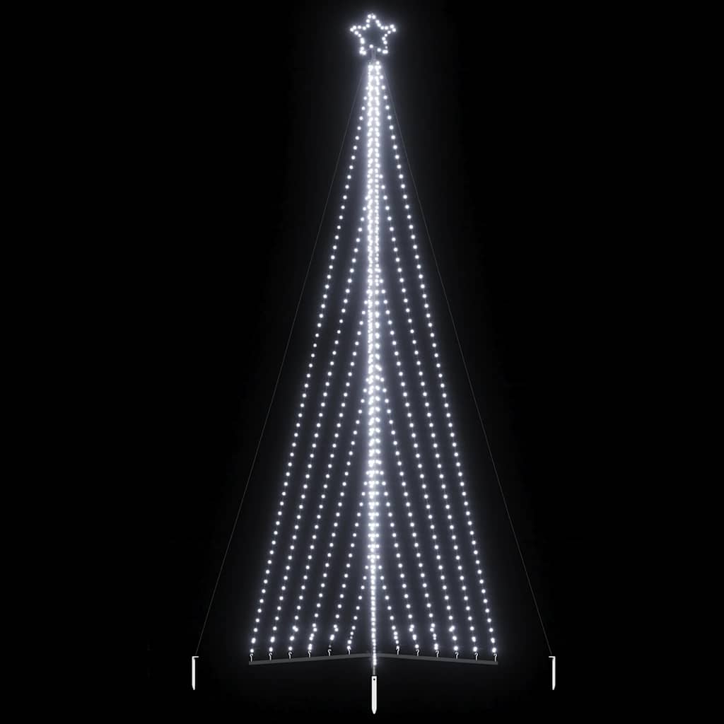vidaXL Choinka LED 789 LED Zimna biel 476 cm