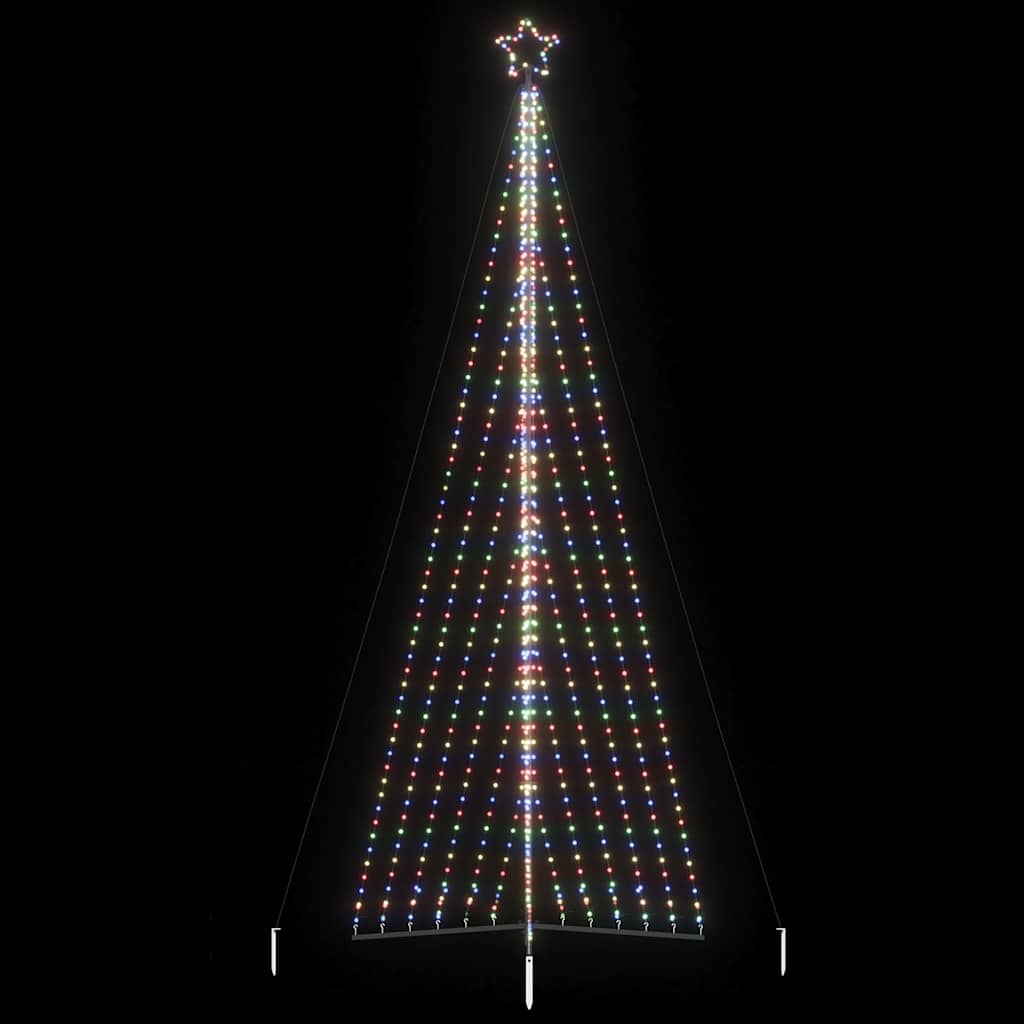 vidaXL Choinka LED 789 LED Kolorowa 476 cm