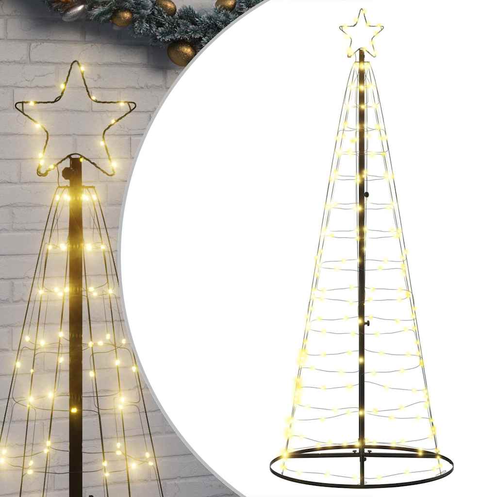 vidaXL Choinka LED 200 LED Ciepła biel 180 cm