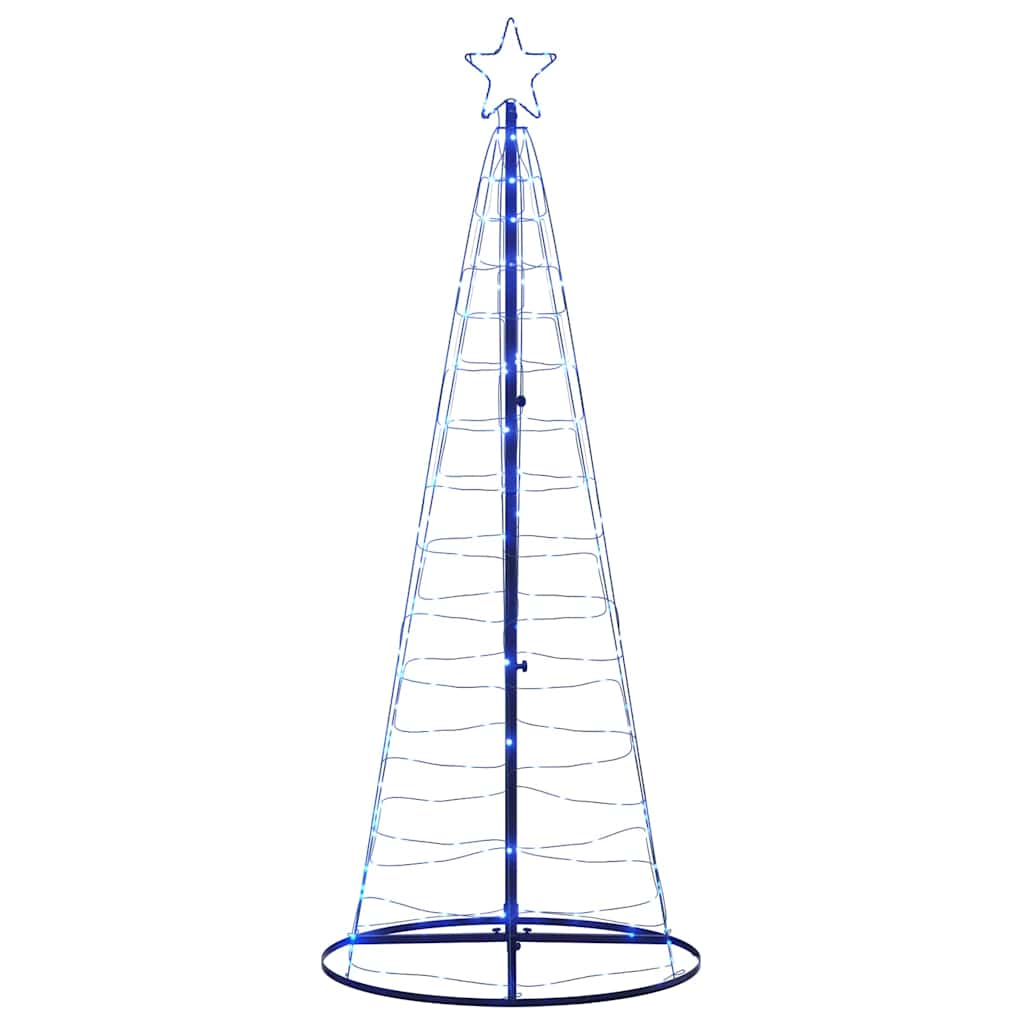 vidaXL Choinka LED 200 LED Niebieski 180 cm