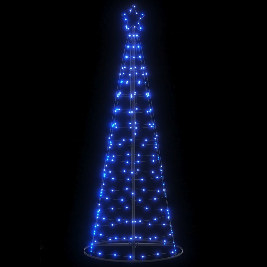 vidaXL Choinka LED 200 LED Niebieski 180 cm