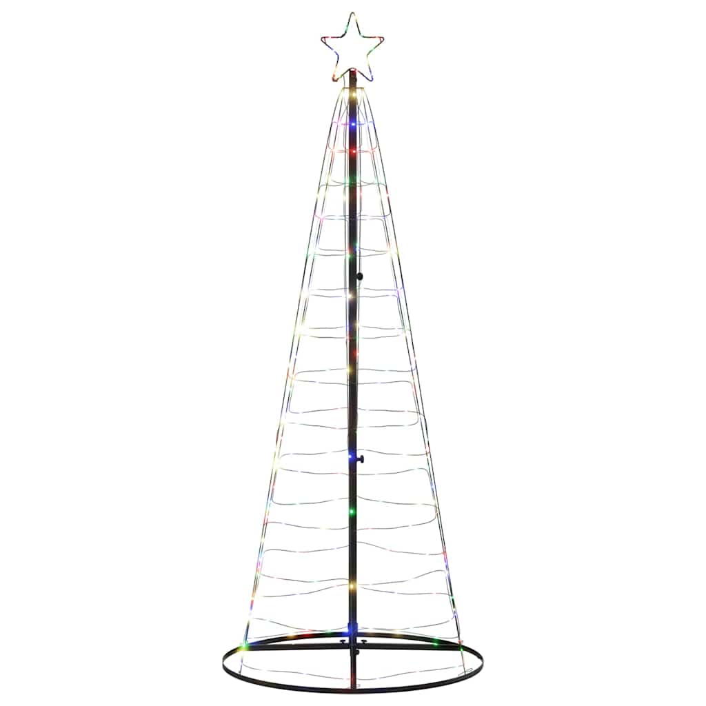 vidaXL Choinka LED 200 LED Kolorowa 180 cm