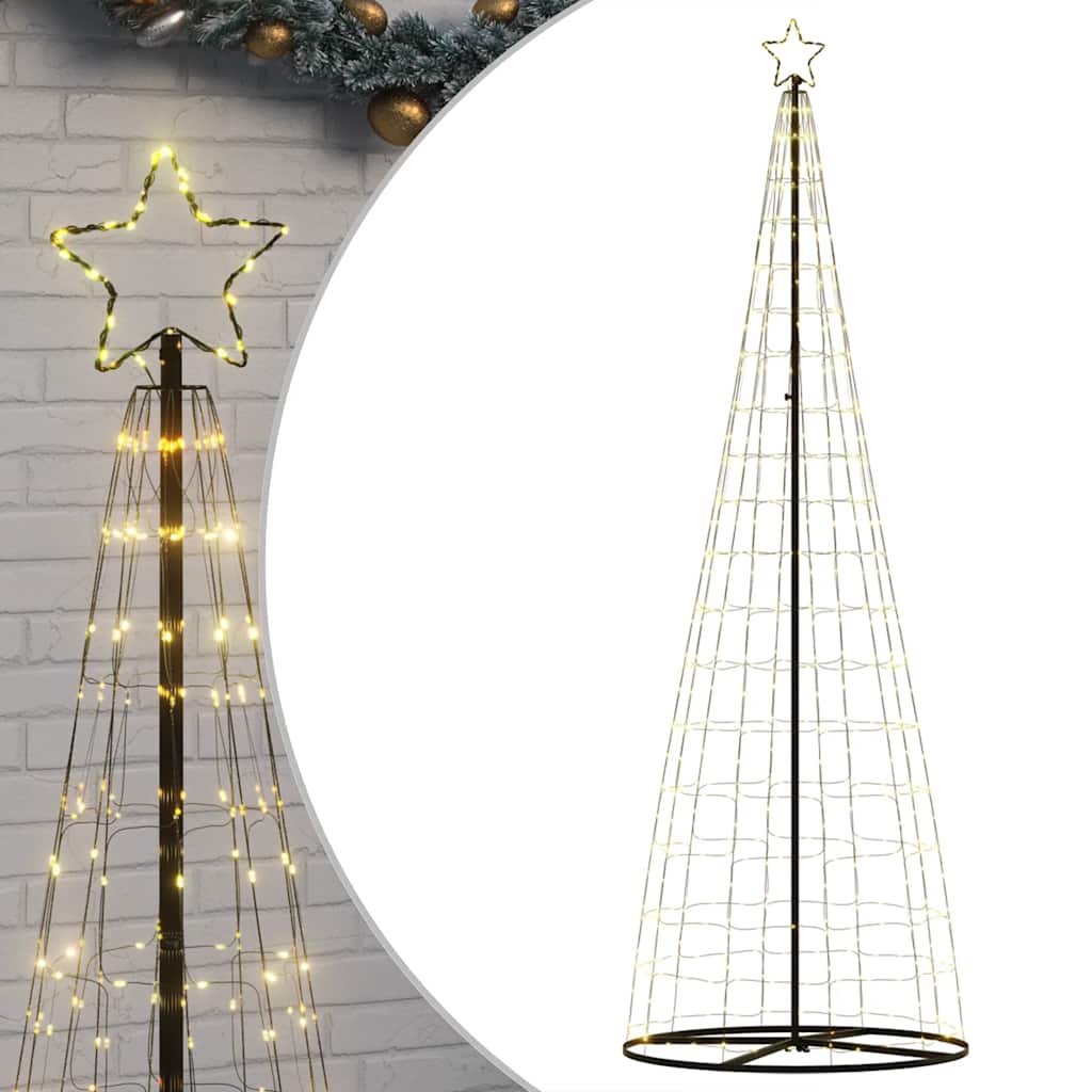 vidaXL Choinka LED 550 LEDs Ciepła biel 300 cm