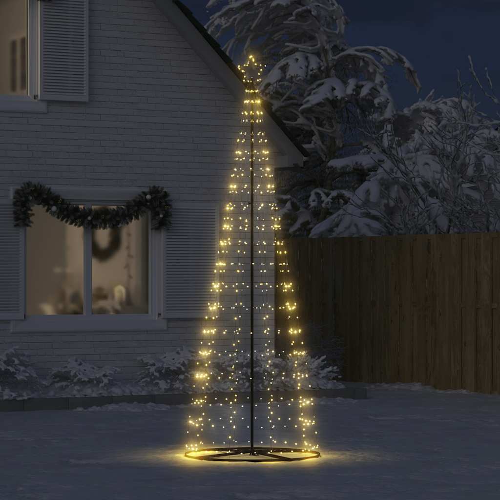 vidaXL Choinka LED 550 LEDs Ciepła biel 300 cm