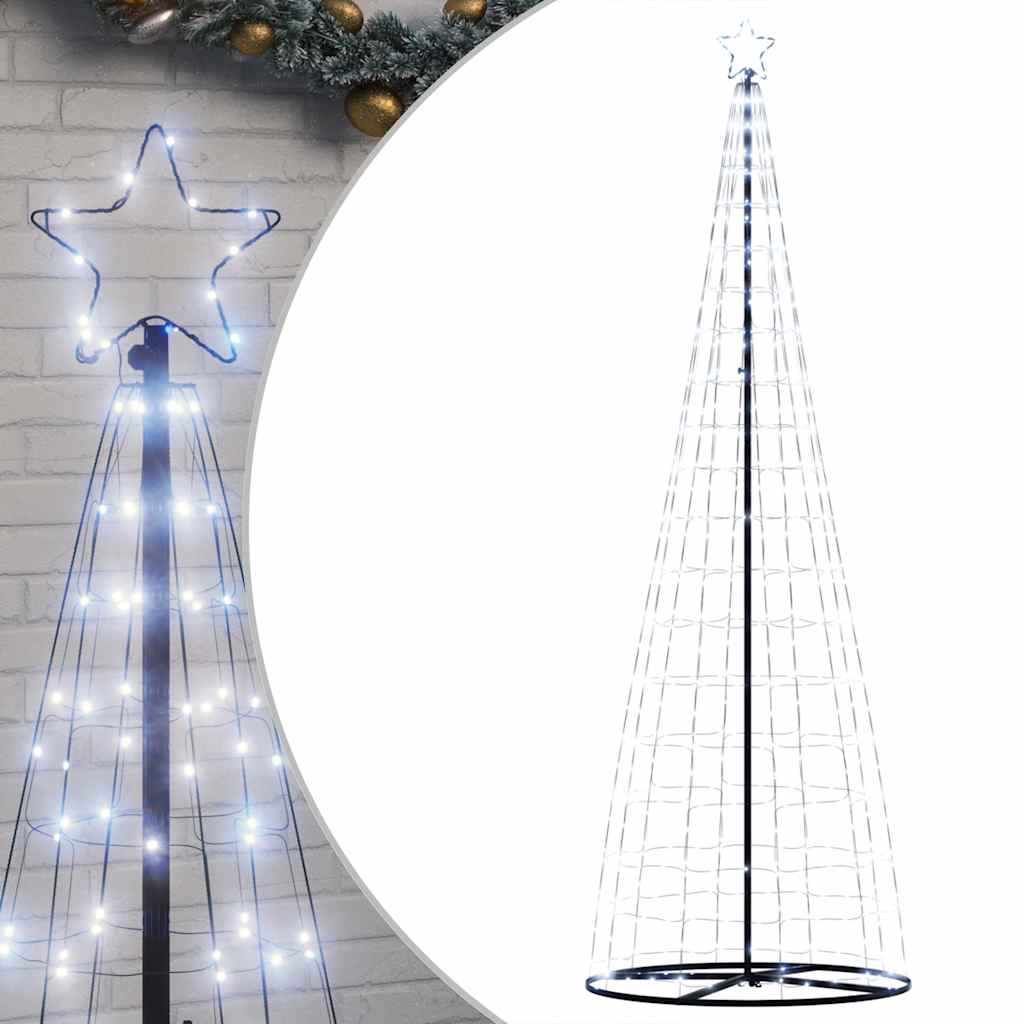 vidaXL Choinka LED 550 LED Zimna biel 300 cm