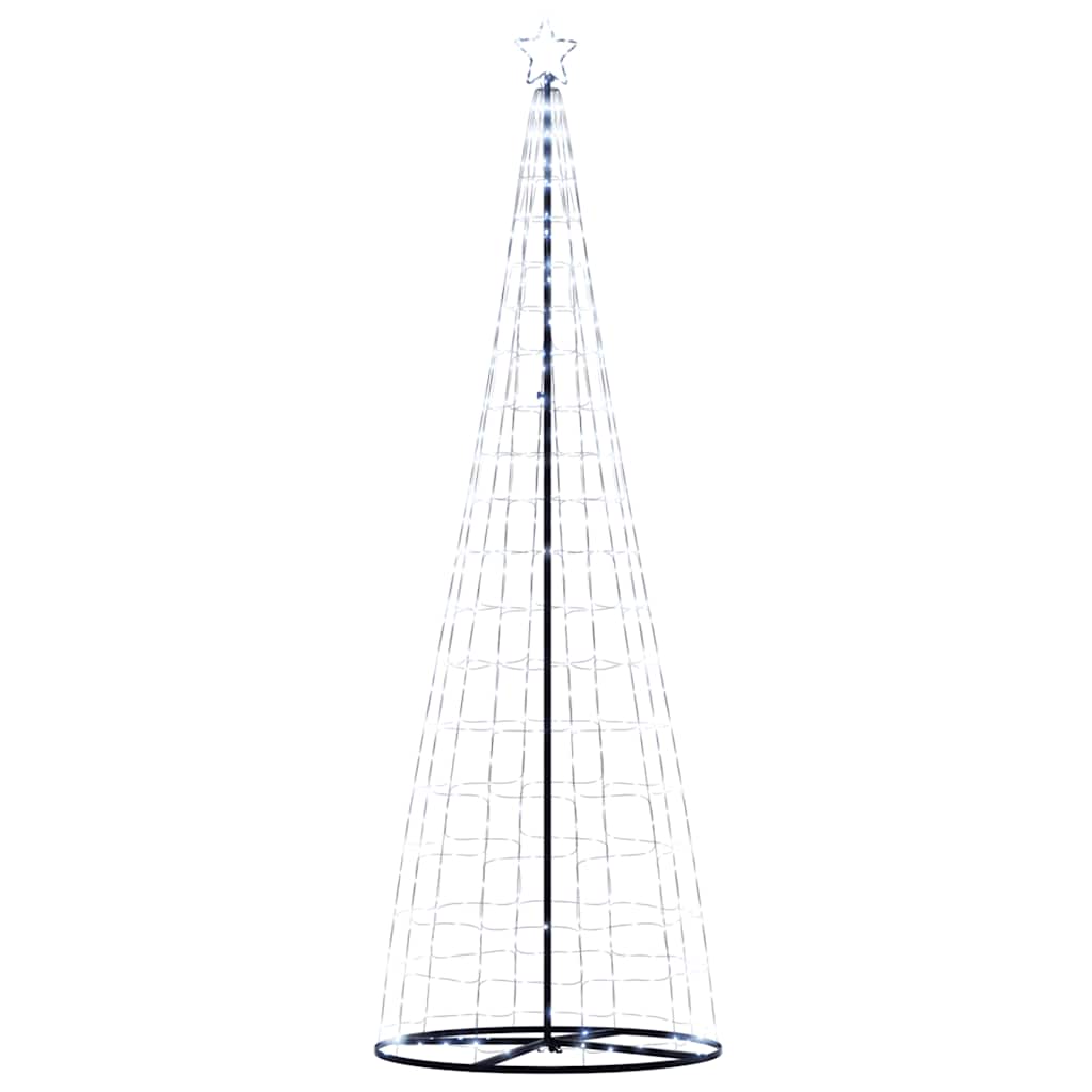 vidaXL Choinka LED 550 LED Zimna biel 300 cm